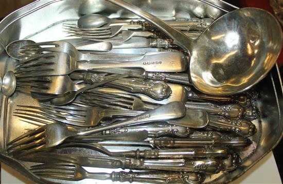 Silver flatware